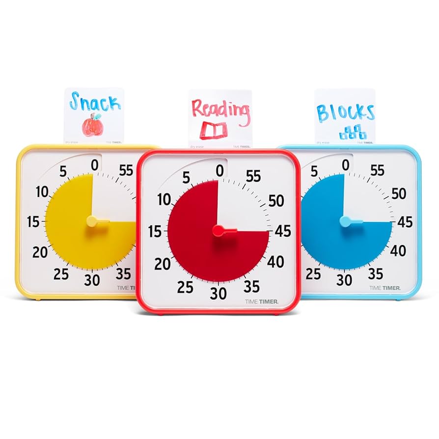 Amazon.co.jp: TIME TIMER 19cm 60分 タイムタイマー 教室用 3個